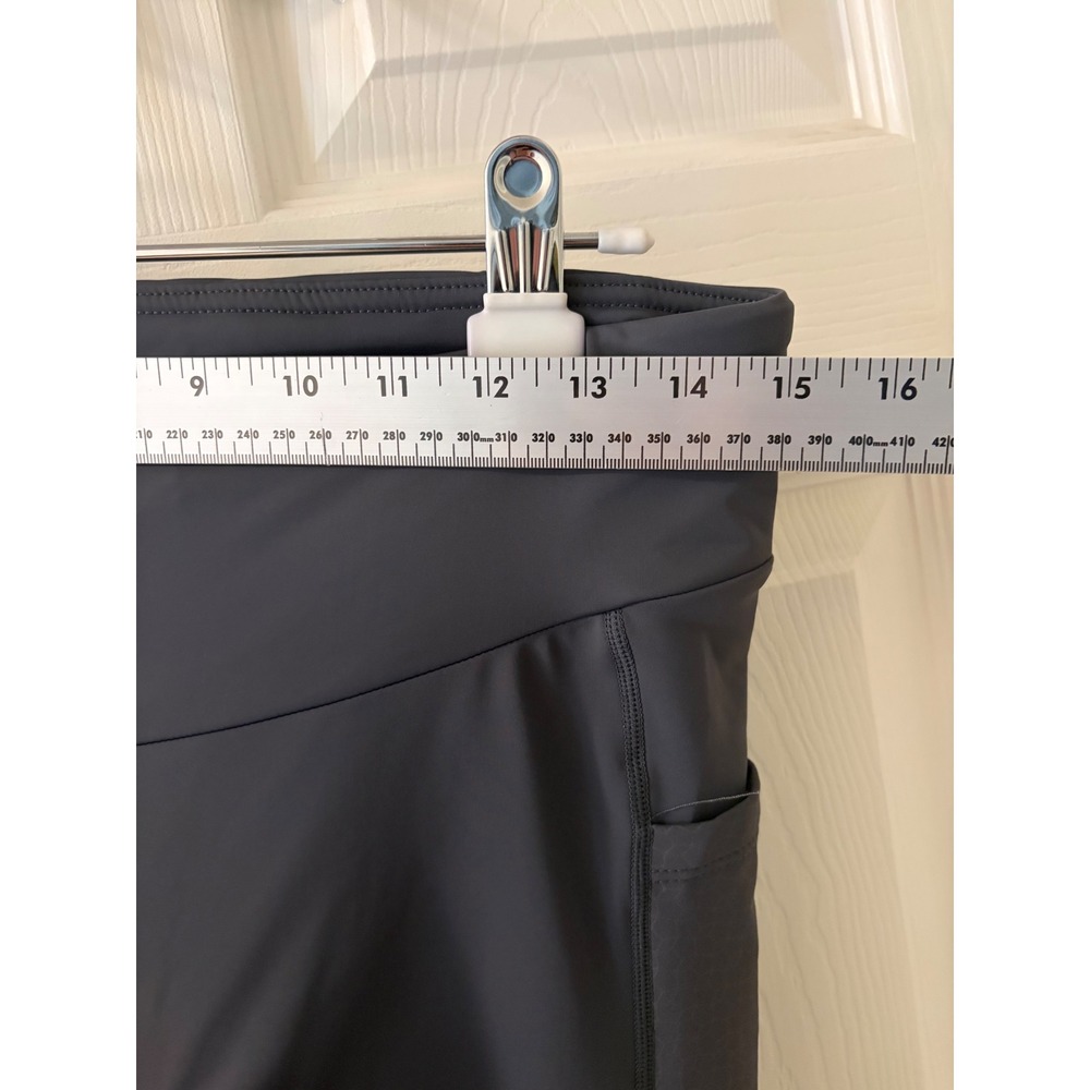 ANIVIVO Cycling Leggings XL NWT Padded Bike Pants Black High Waist Pockets - Picture 6 of 7